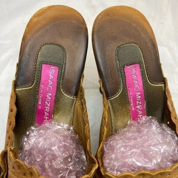 Isaac Mizrahi for Target BLONDIE Leather Mules 7 - Picture 8 of 10
